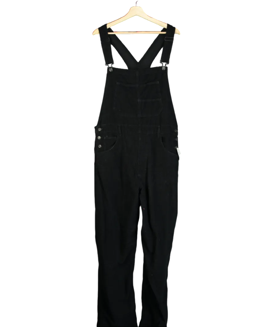 Black We The Free Good Luck Cord Overalls UK 20