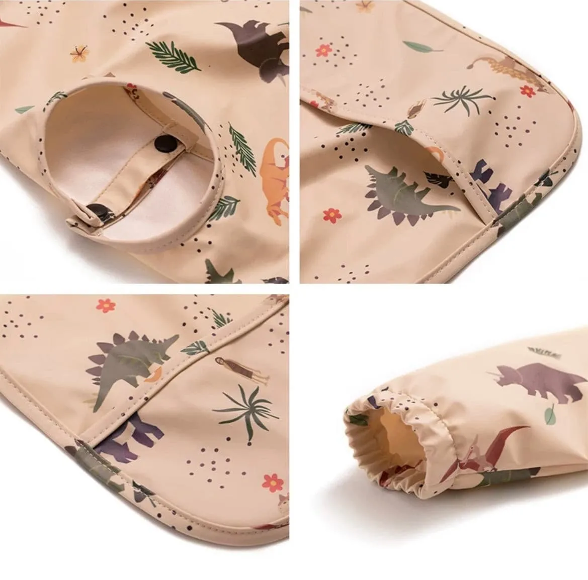 Cherry - Toddler & Baby Long Sleeve Waterproof Apron Smock Bib