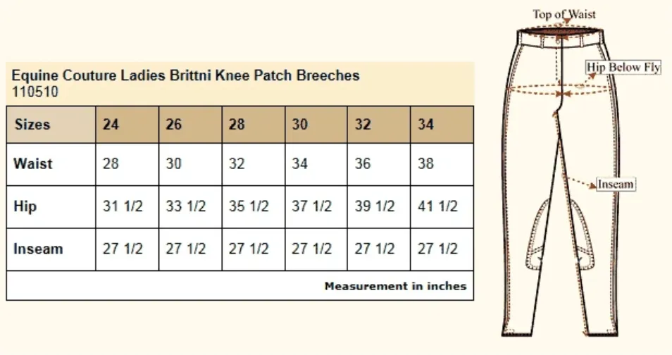 Equine Couture Brittni Silicon Knee Patch