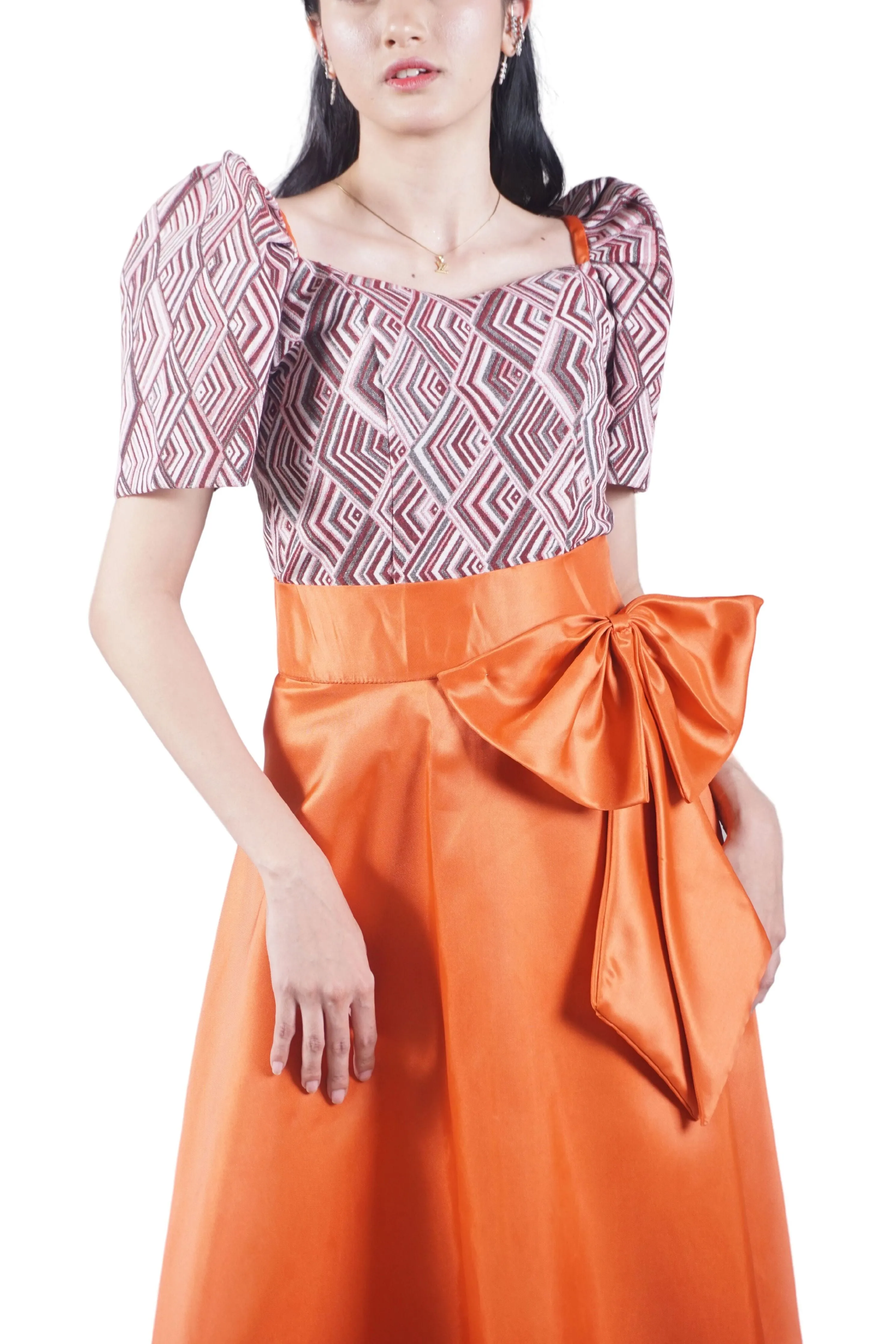 Ethnic Modern Elegante Filipiniana - Jenna JN43