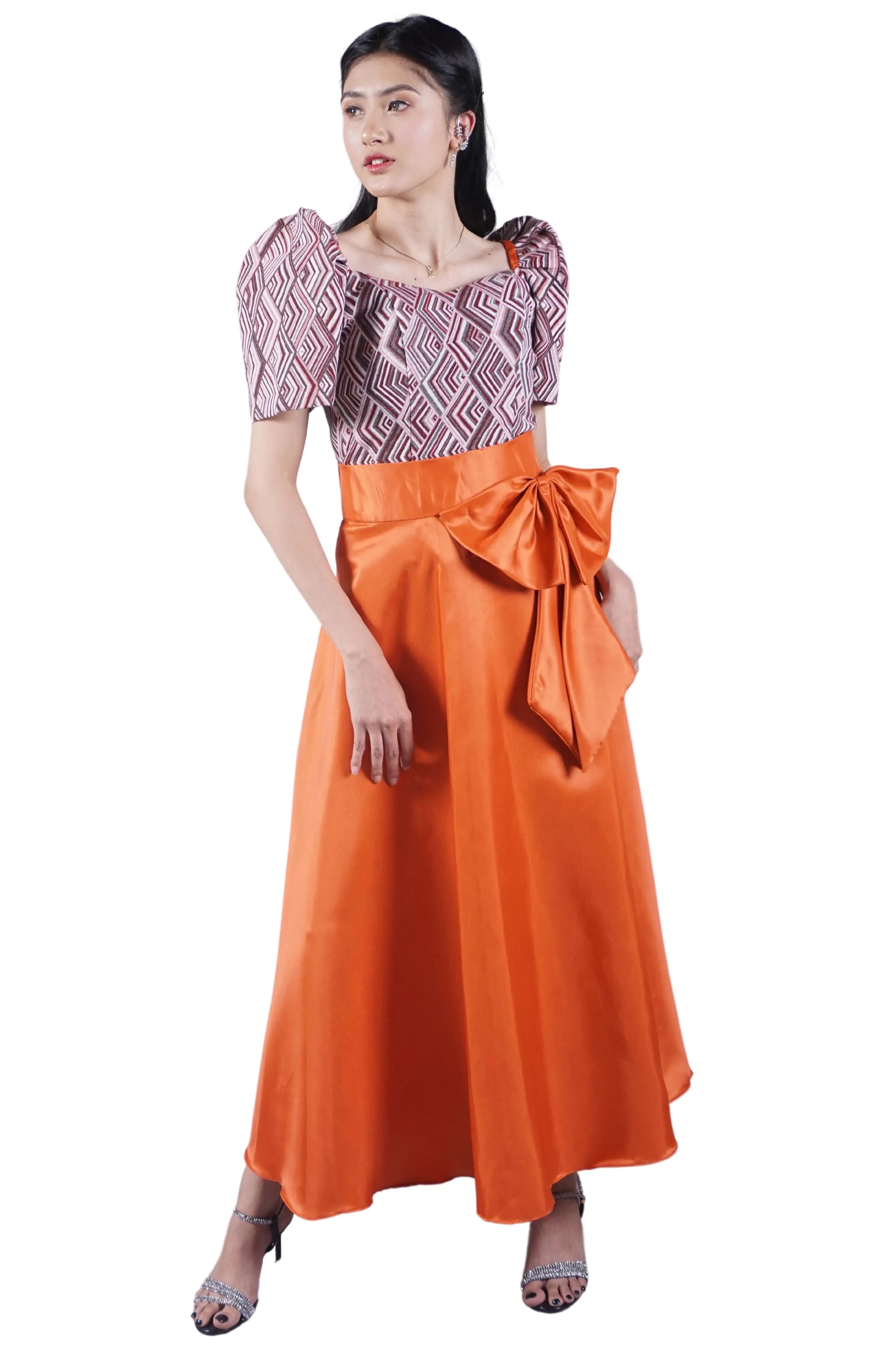 Ethnic Modern Elegante Filipiniana - Jenna JN43