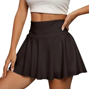 Golf Skirts for Women Athletic Tennis Skirt with Shorts Underneath Golf Skorts with Pockets Flowy Butterfly Shorts