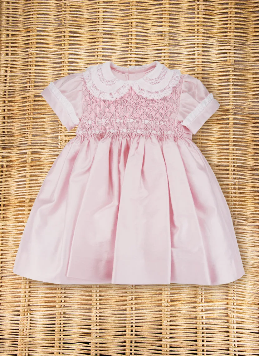Lace and Smock Celebration Dress