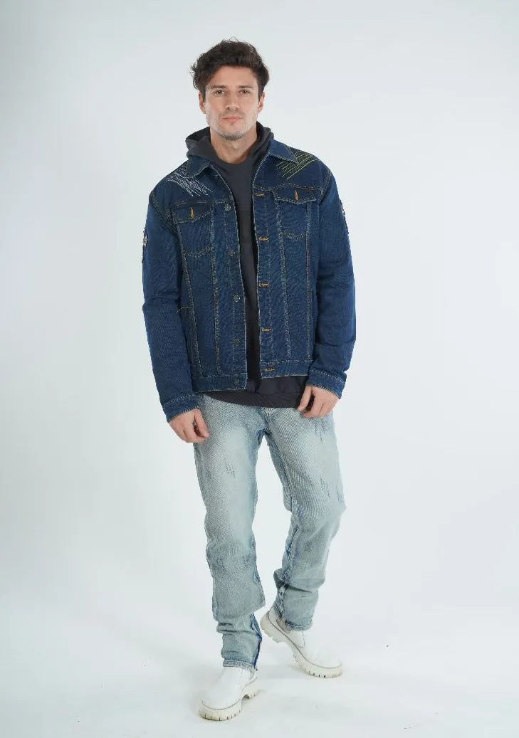 RED BANDANA SACRED CROSS VALKYRE JACKET