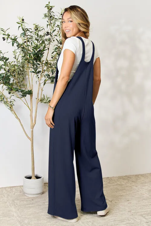 TEEK - Full Size Wide Strap Overalls