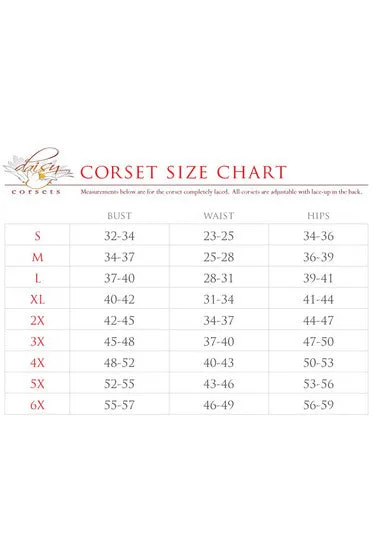 Top Drawer Steel Boned Dark Red Velvet Overbust Corset w/Sleeves