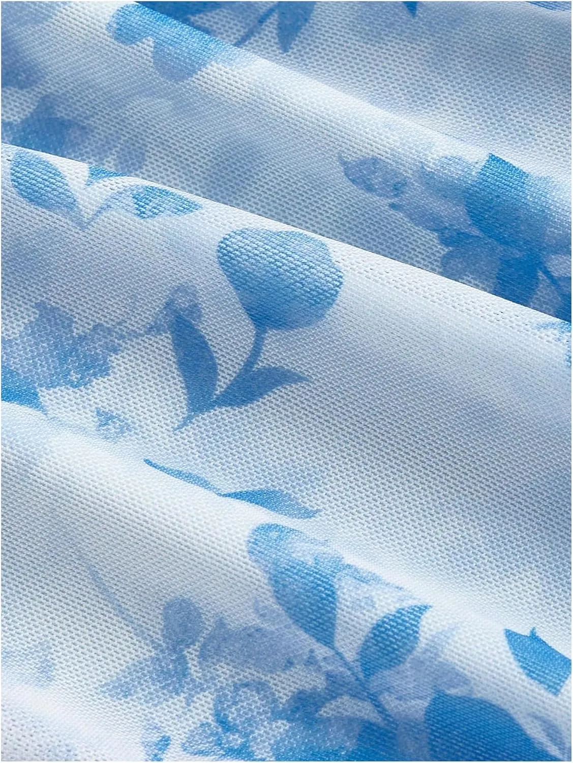 Verdusa Women's Plus Size Floral Fishtail Skirt Side Drawstring Ruched Maxi Skirt