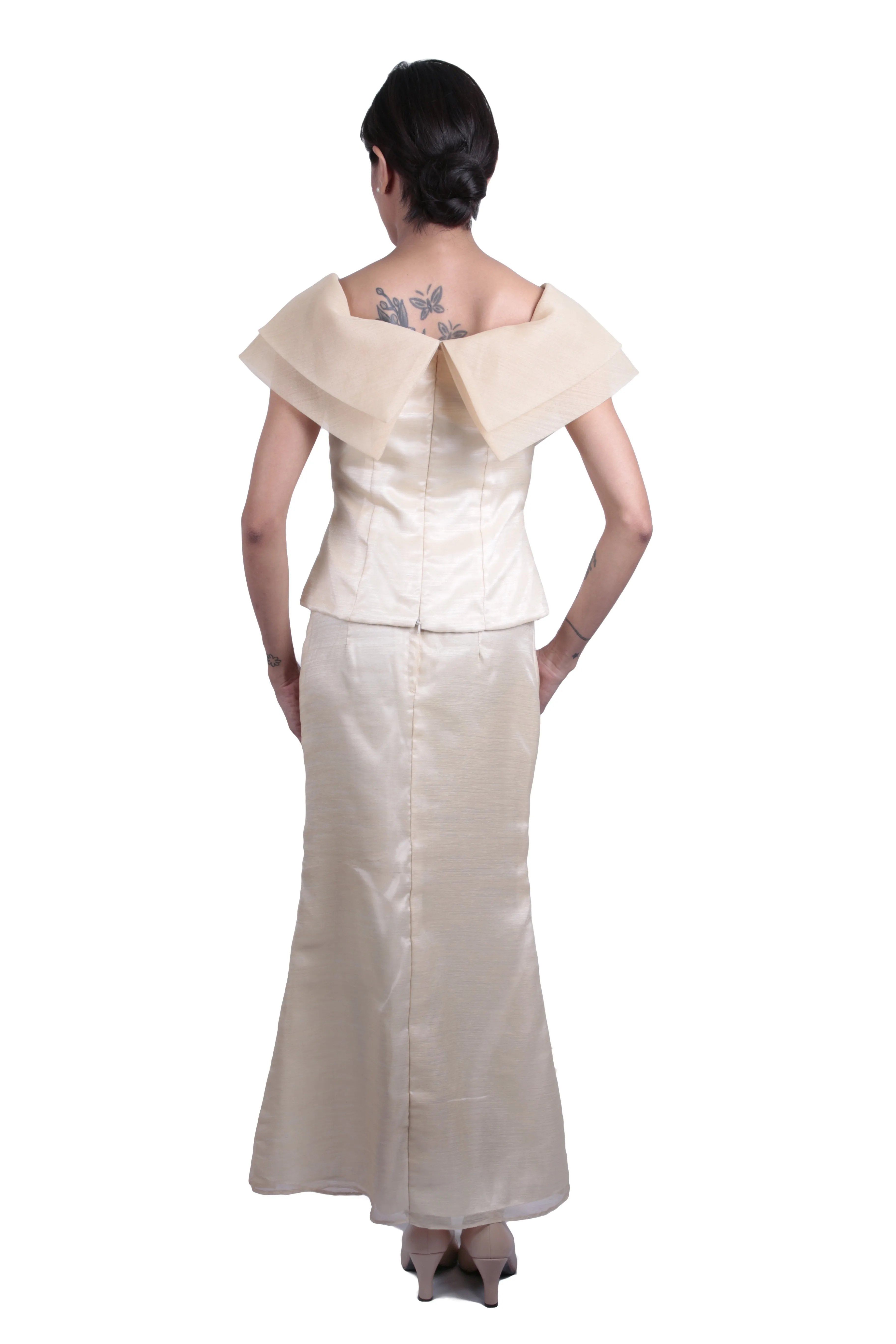 WS05 - Baro't Saya Long Gown - Filipiniana