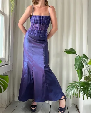Y2K Iridescent Maxi Skirt | S-L